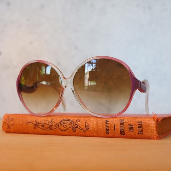 Vintage 1980s Sunglasses NOS Taiwan Multicolor Grandma Retro Festival Boho main image 12